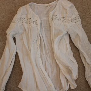 Zara Girls White Blouse